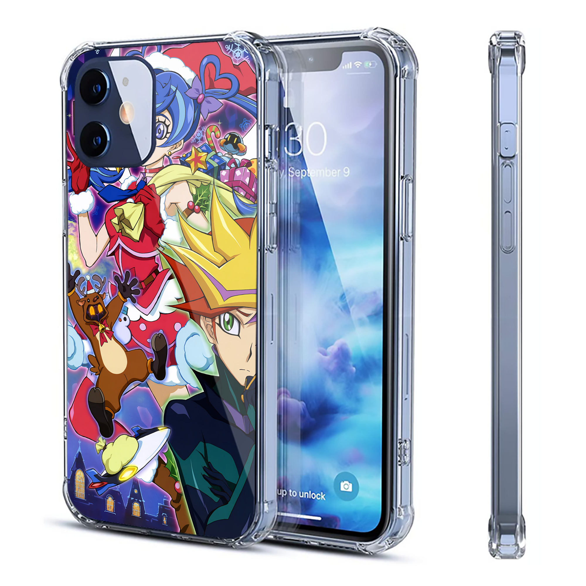 （画像用） 遊☆戯☆王 Yu-Gi-Oh! 【iPhone 12シリーズ対応】透明スマホケース（クリアソフトケース）
